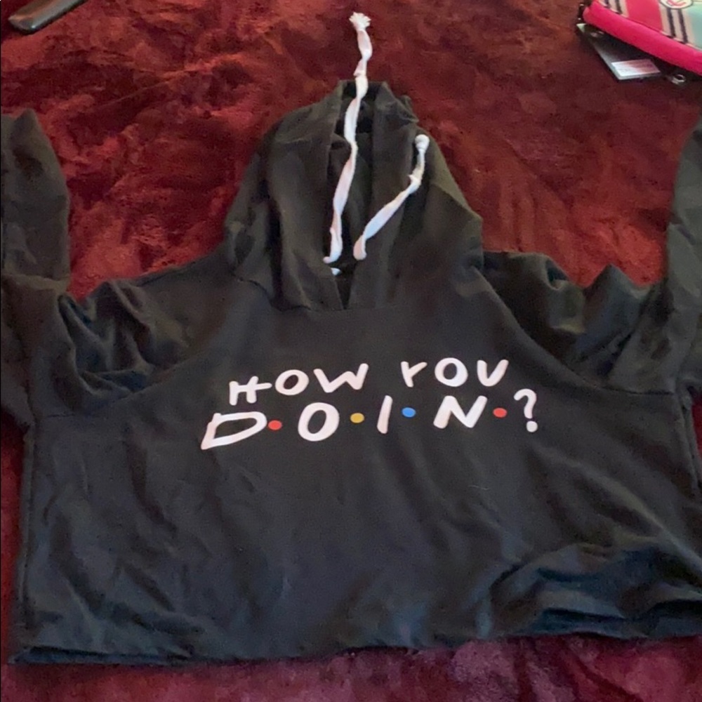 Long sleeve crop top